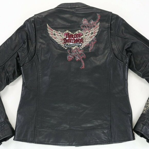 Harley-Davidson Jackets & Blazers - Harley Davidson leather Heart/Wings Jacket Small